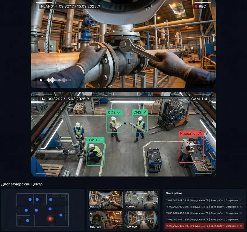 Интерфейс Smart Helmet